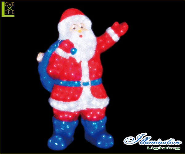 ヤマダモール | 【電源セット】【イルミネーション】サンタクロース【L