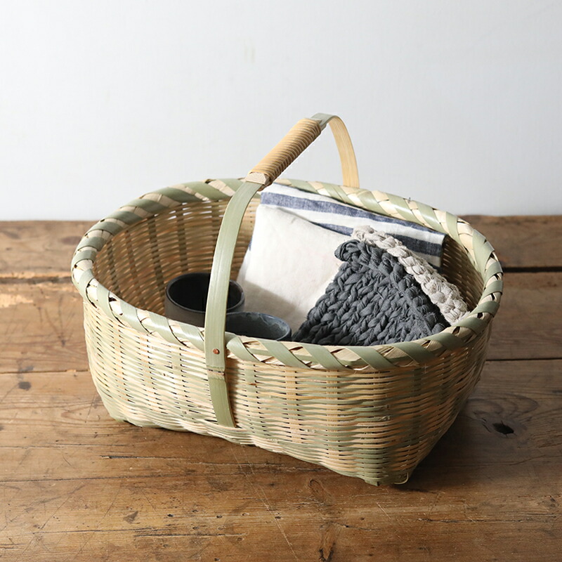 楽天市場】入荷しました 松野屋 茨城県 真竹わらびかご小 日本製 収納