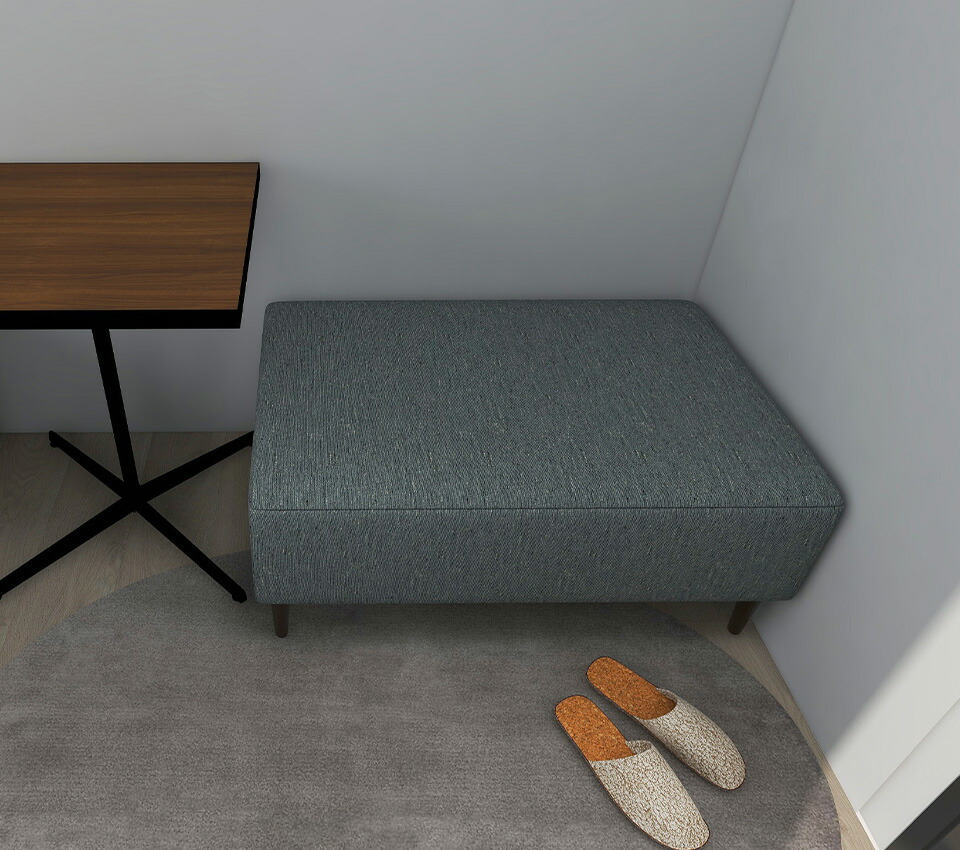 楽天市場】ヌック ベンチソファー おしゃれ 背もたれなし ヌックベンチ