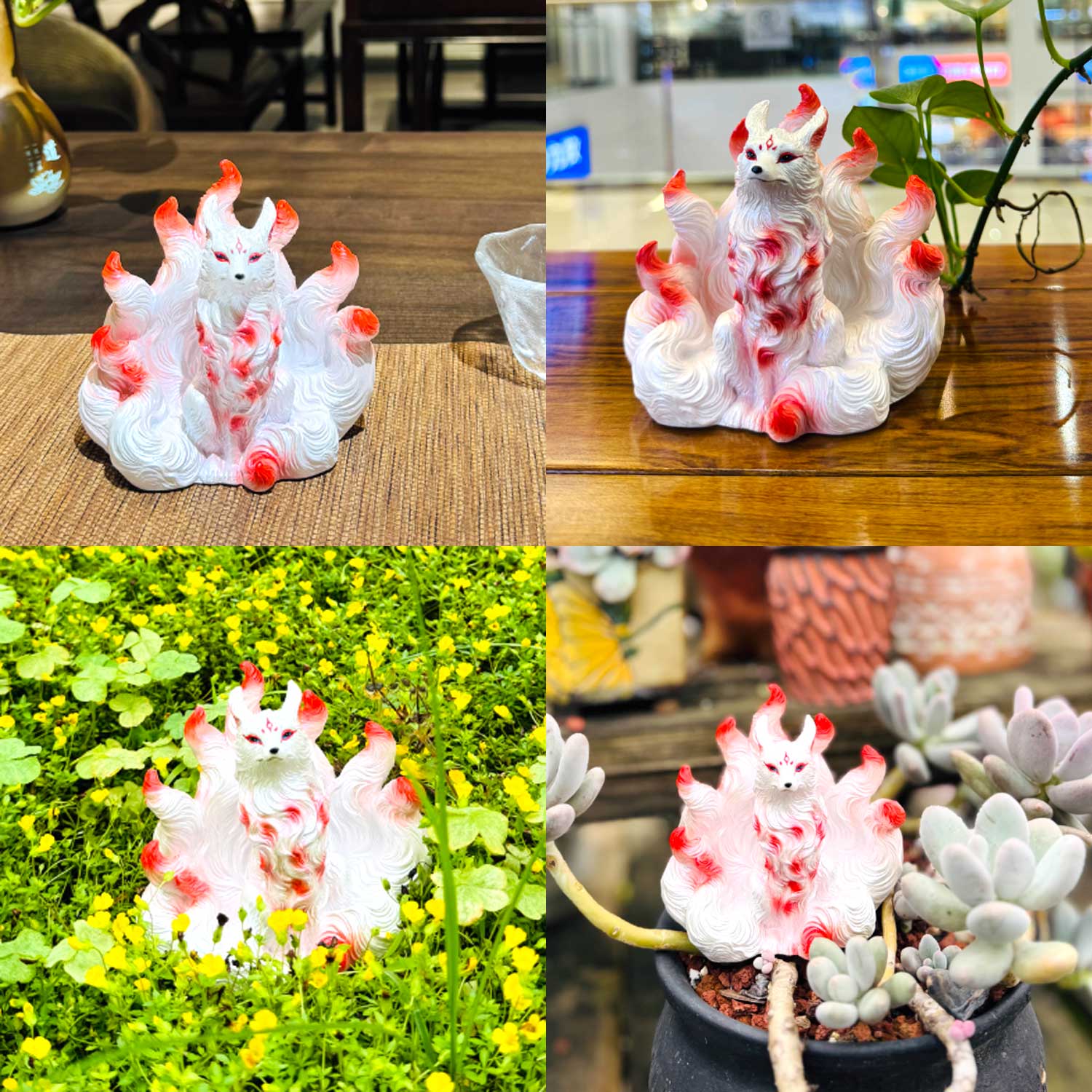 楽天市場】【5のつく日｜今だけ使えるクーポン】九尾の狐 置き物