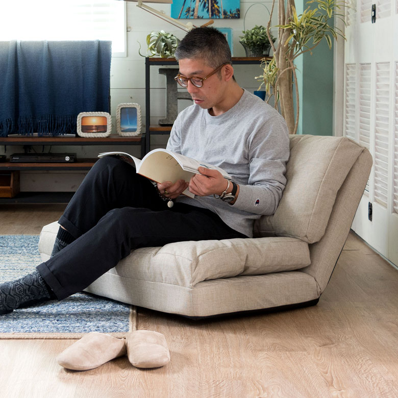 楽天市場】ソファベッド 2way 2人掛け 折りたたみ 14段階