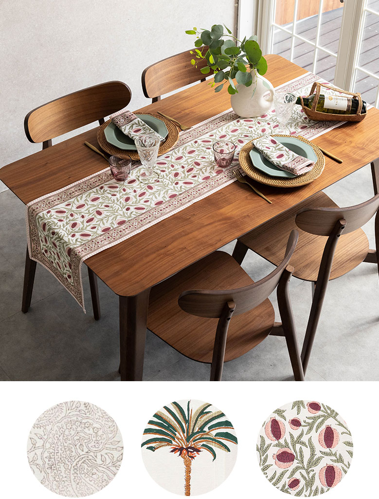 楽天市場】テーブルランナー テーブルライナー コットン 綿100% 約 W