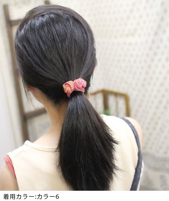 メール便OK】 ヘアアクセサリー エスニック アジアン ！ストライプ