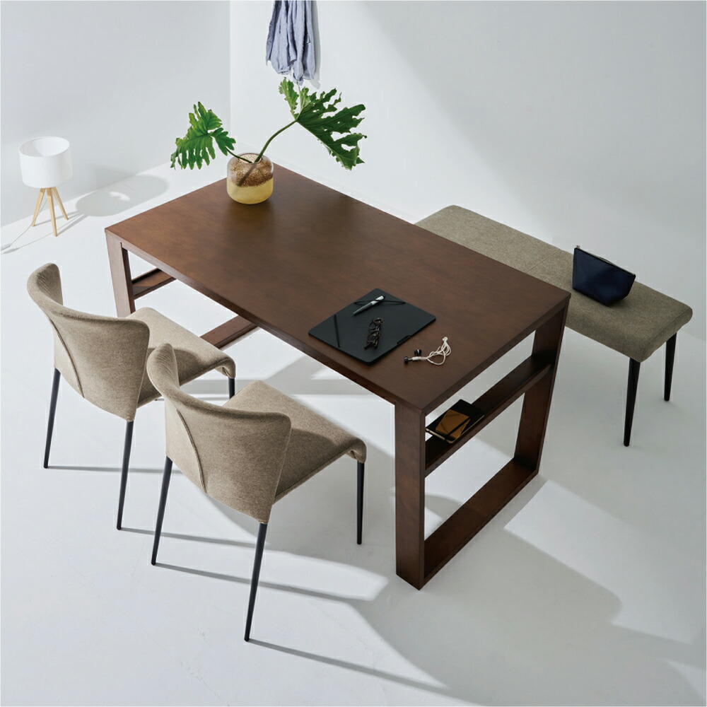 楽天市場】【単品販売】ダイニングベンチ グレー ベージュ 完成品