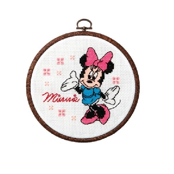オリムパス 刺繍 キット クロスステッチ ミニーマウス フレーム付 no