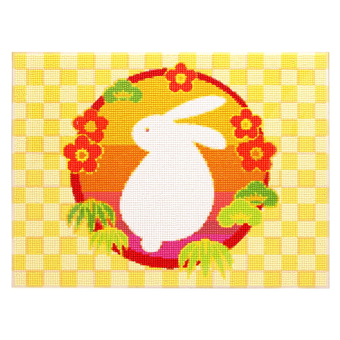 キラキラビーズアート キット 開運うさぎ scb-406|レジンクラフト