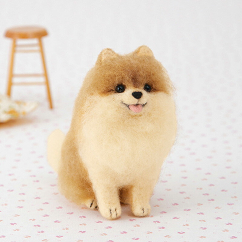 アクレーヌでつくる ポメラニアン h441-539|レジンクラフト