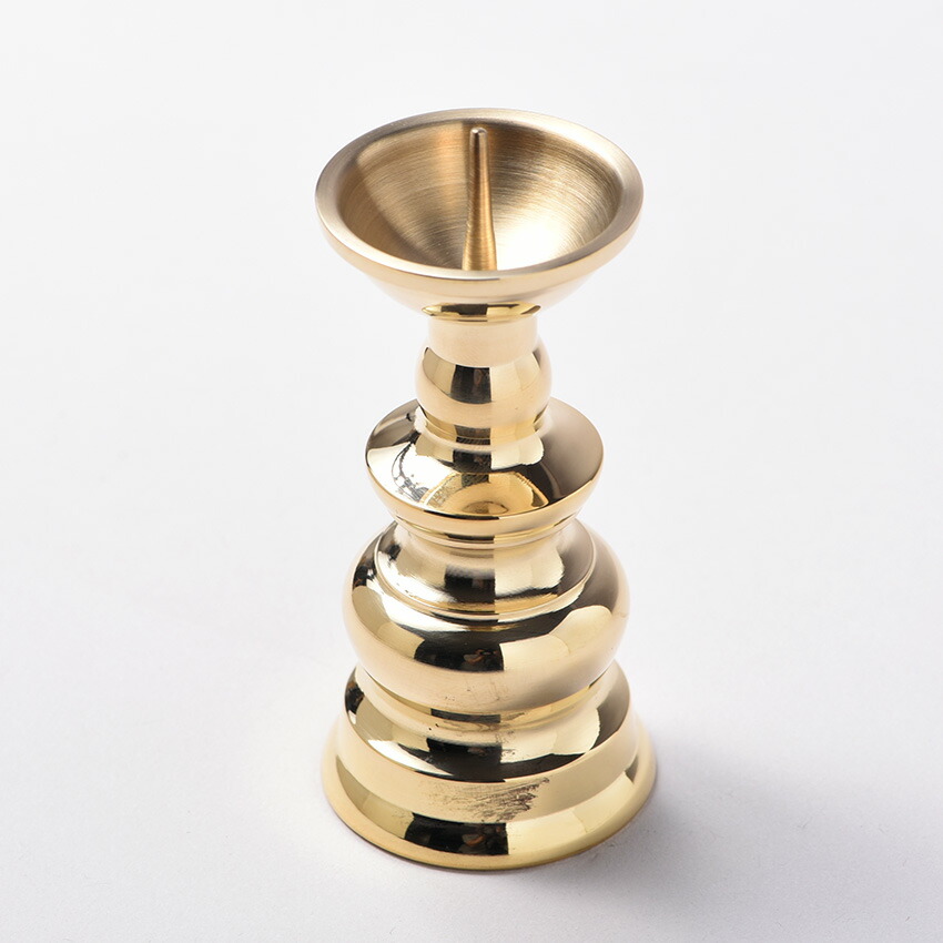 楽天市場】火立て 真鍮製 ろうそく立て 仏壇用 ミニサイズ 玉ダルマ火