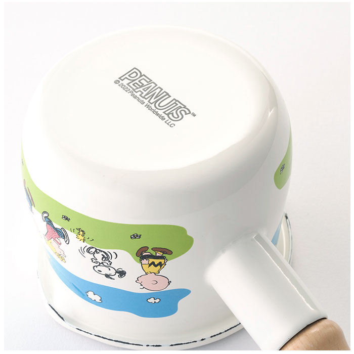 ホーロー ミルクパン スヌーピー 通販 ホーロー鍋 直火 琺瑯鍋 プチ