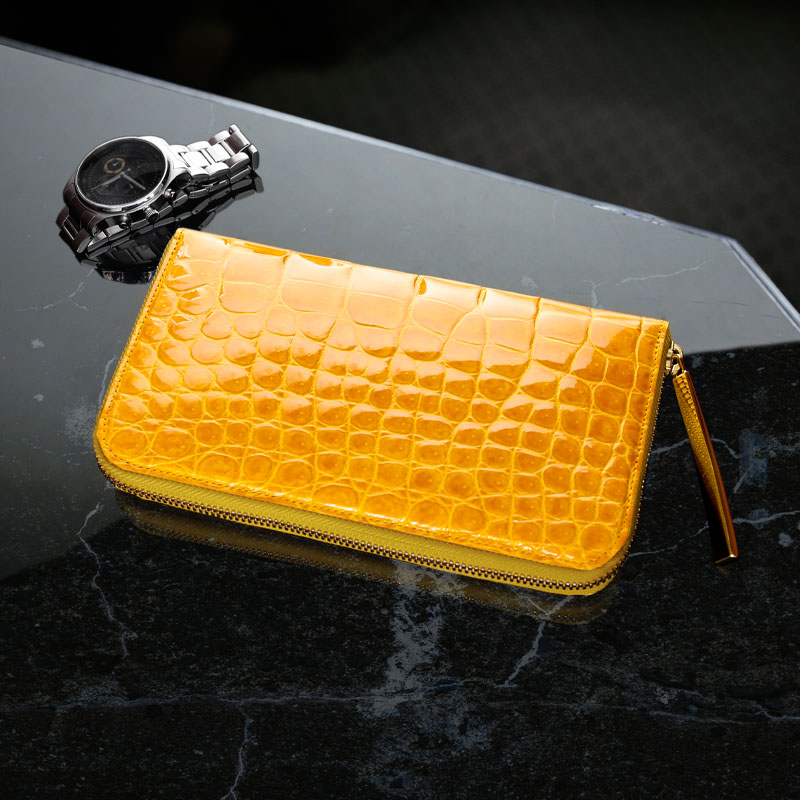 池田工芸】《本数限定》“革の宝石”を体現する、気品の艶イエロー