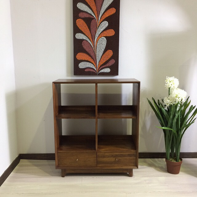 楽天市場】【ポイントUP アジアン バリ】 ラック シェルフ 高級チーク