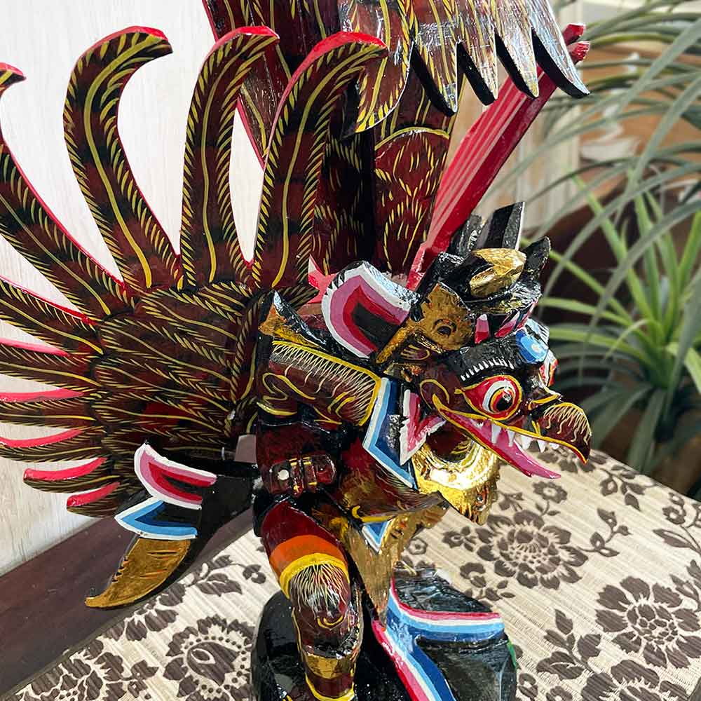 楽天市場】【インテリア雑貨 おしゃれ バリ風】 ガルーダの置物 霊鳥