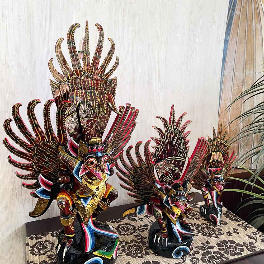 楽天市場】【インテリア雑貨 おしゃれ バリ風】 ガルーダの置物 霊鳥