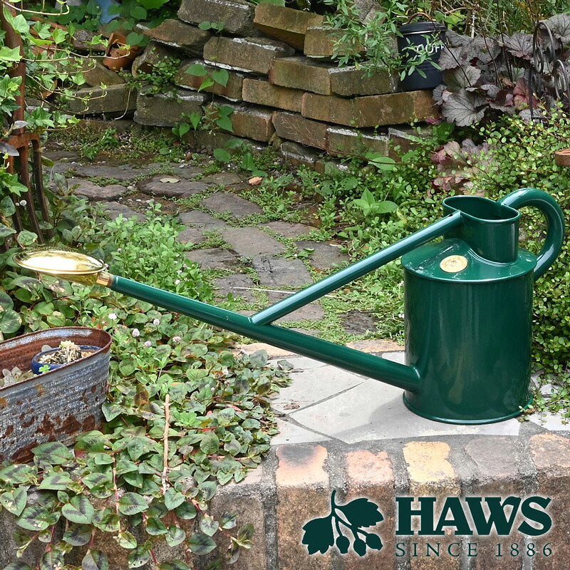 楽天市場】英国 HAWS オリジナルカン 4.5L グリーン じょうろ ジョウロ