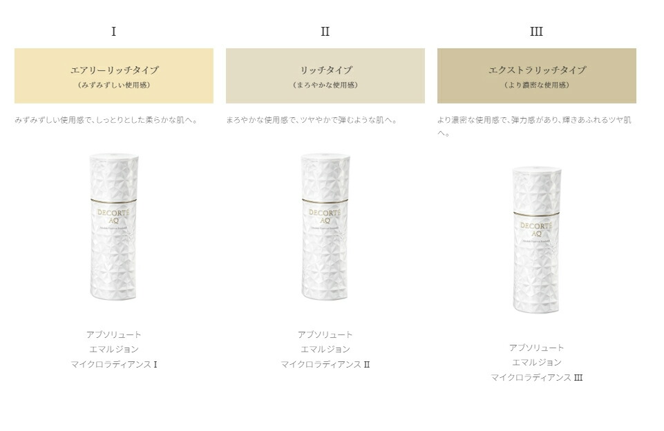 楽天市場】【国内正規品】【美白ケア新発売】コスメデコルテ AQ