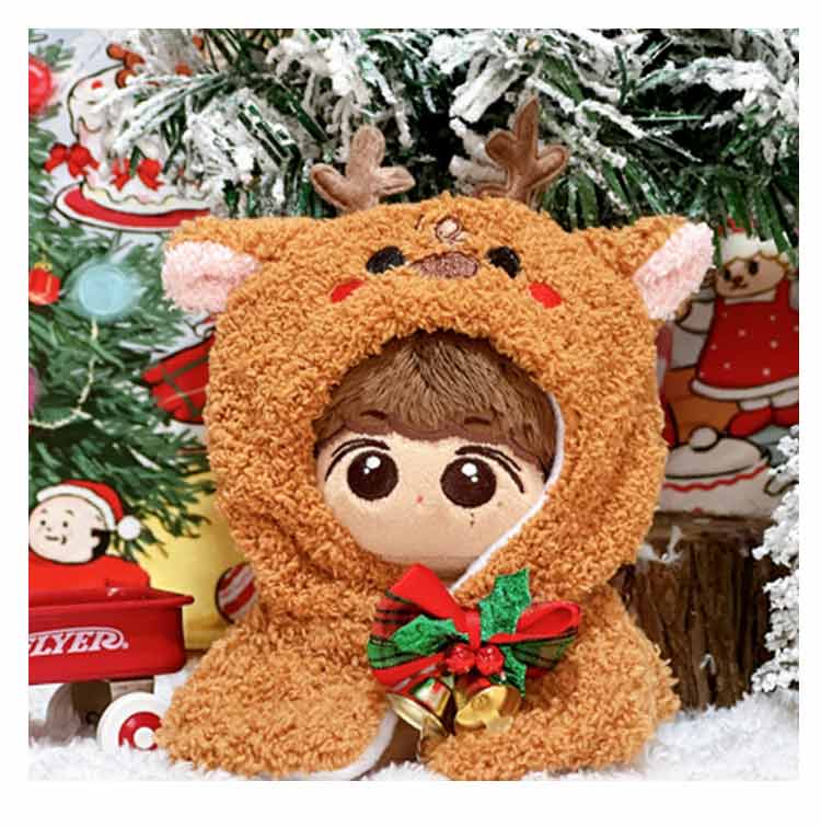 楽天市場】ぬいぐるみ 10cm ぬい服 クリスマス ポンチョ コスチューム