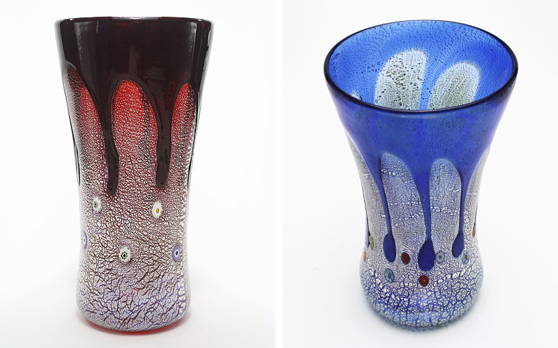 楽天市場】ベネチアンガラス 大きい花瓶 ガラス ベネチアングラス