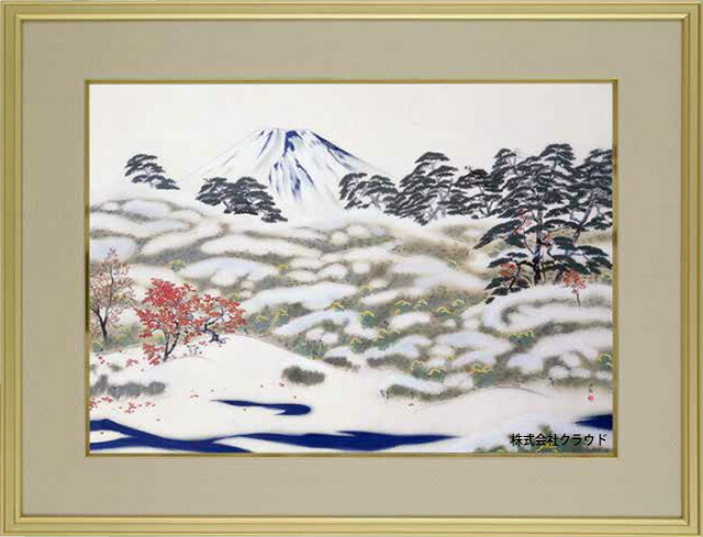 楽天市場】横山大観 霊峰四趣・秋 複製画 巧藝画 10号 【限定200部