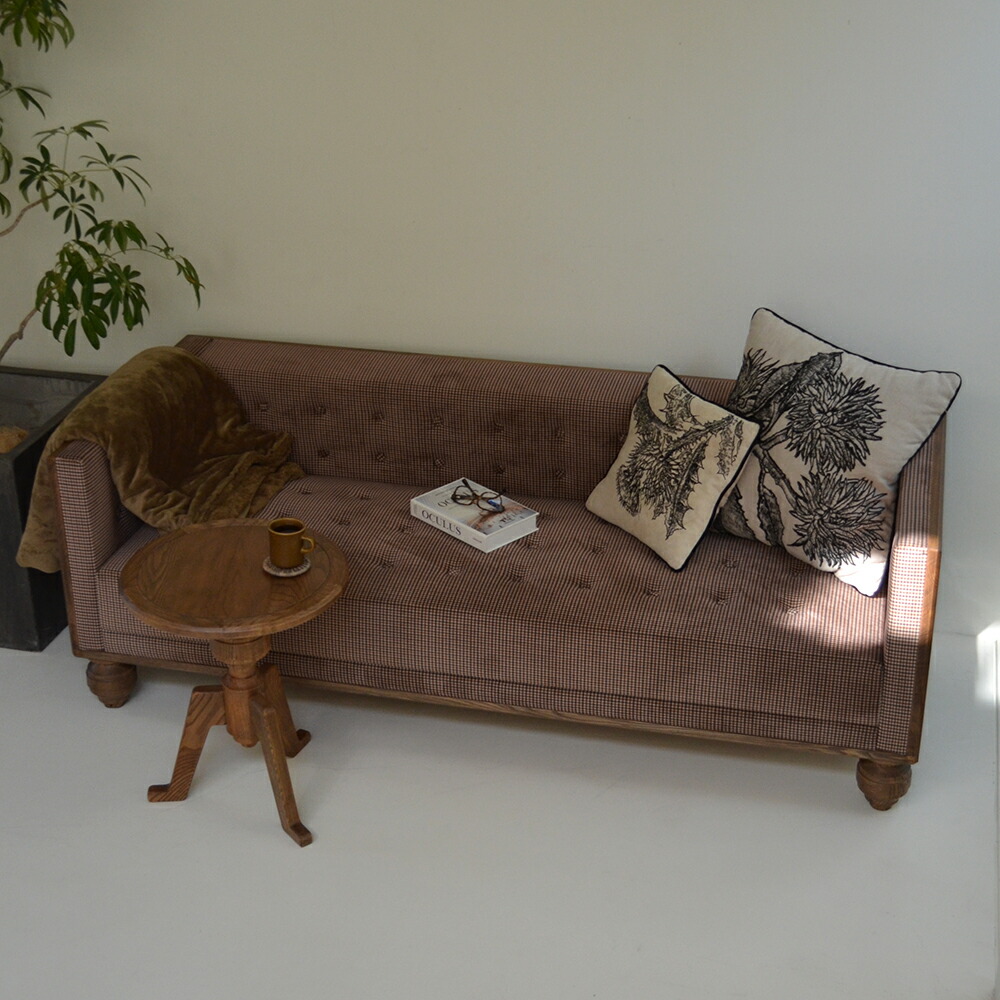 オールドオークソファ《ヴィンテージ》3人掛け 91003｜オリジナル家具