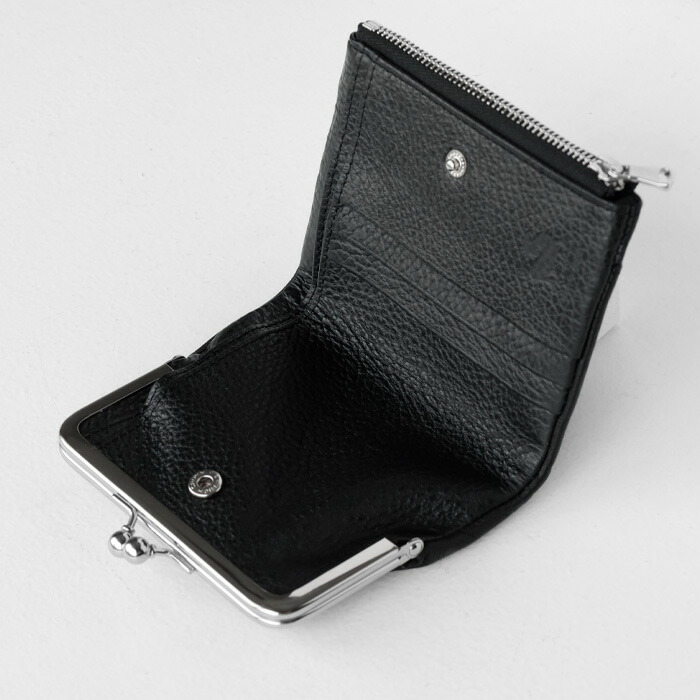 ZOO(ズー) 財布 がま口財布 鹿革 ホワイトテールディア ミドル