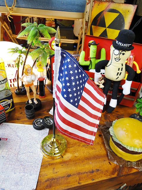 楽天市場】星条旗 ミニフラッグ+スタンド付き （ヘヴィータイプ