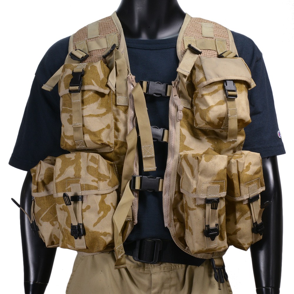 楽天市場】イギリス軍放出品 タクティカルベスト デザートDPM ポーチ8