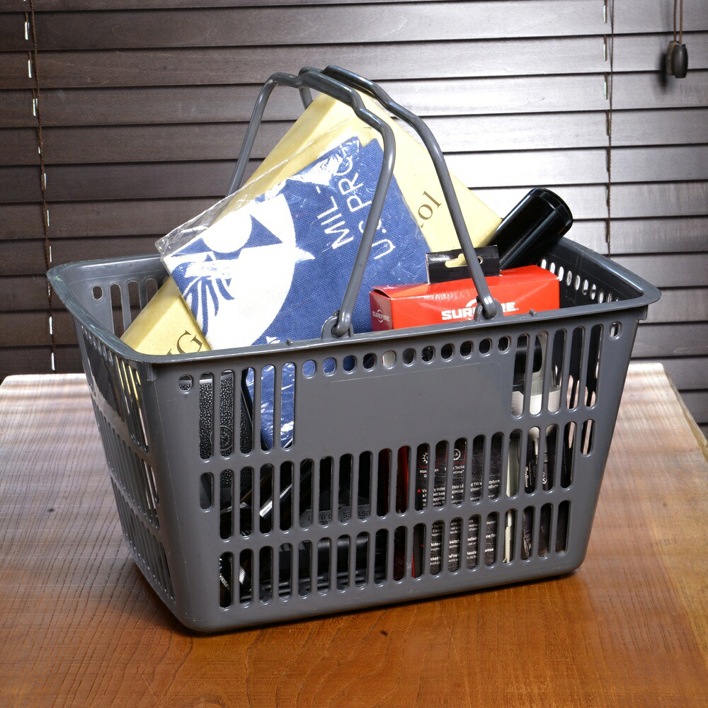 楽天市場】買い物カゴ 11L スモールサイズ ショッピングバスケット