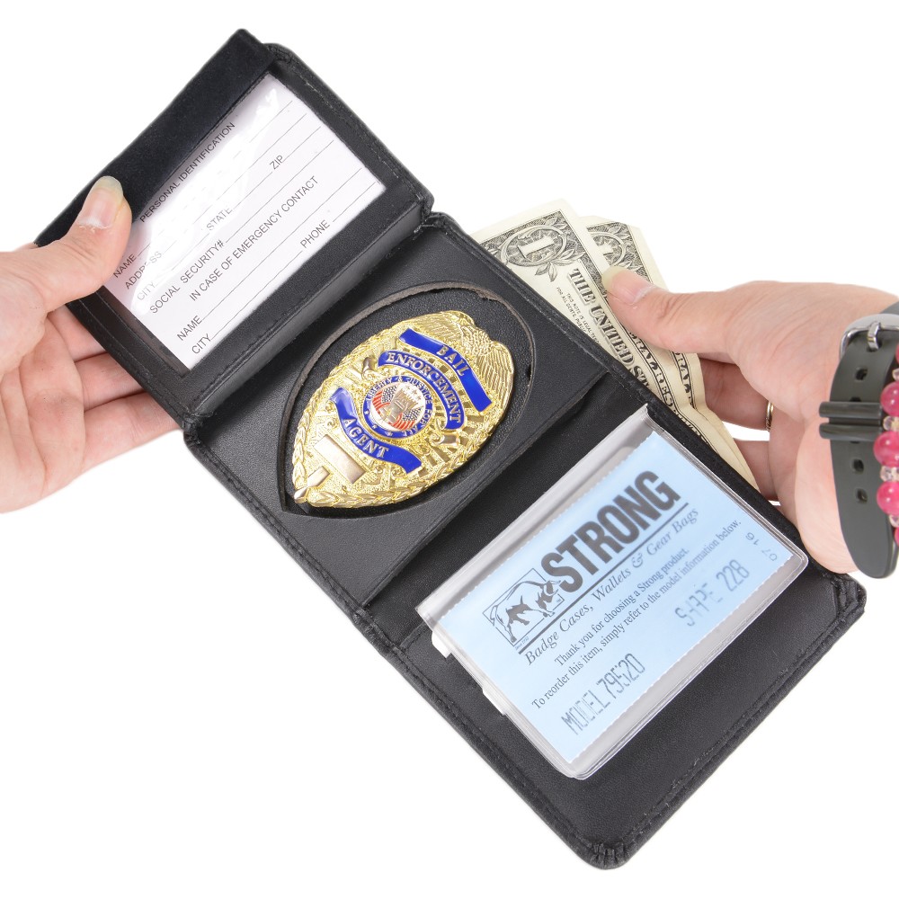 楽天市場】ストロング ID＆ポリスバッジホルダー 79520シールド大 盾型