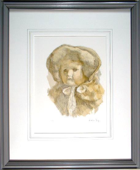 楽天市場】小磯良平 毛皮を着た人形 リトグラフ 1984 : ギャラリー