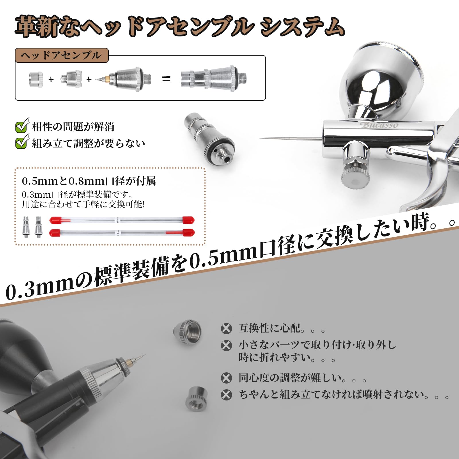 楽天市場】【P5倍 700円OFFクーポンあり】エアブラシ トリガー式 木製