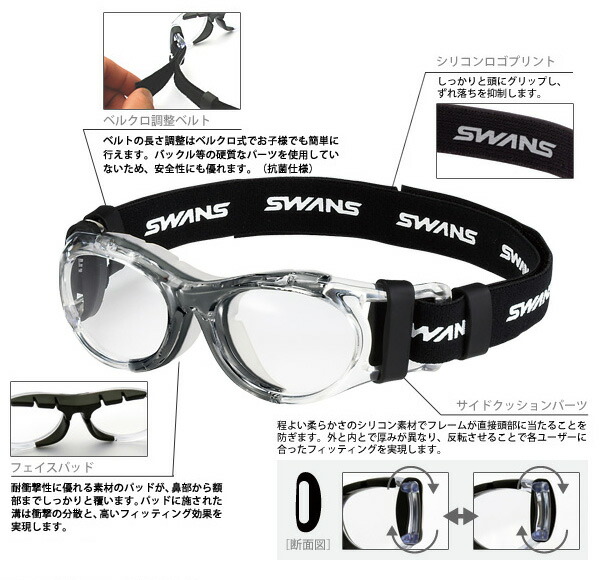 SWANS スワンズ スポーツ用ゴーグル EYE GURD アイ・ガード 専用
