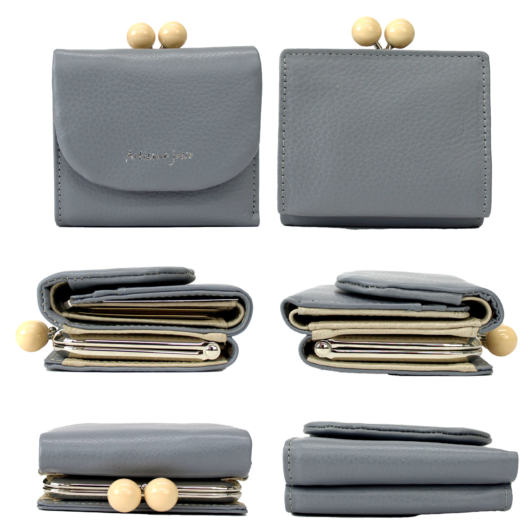 Artisane josse】アルティザンヌ・ジョゼ 折り財布 ミニ財布 がま口