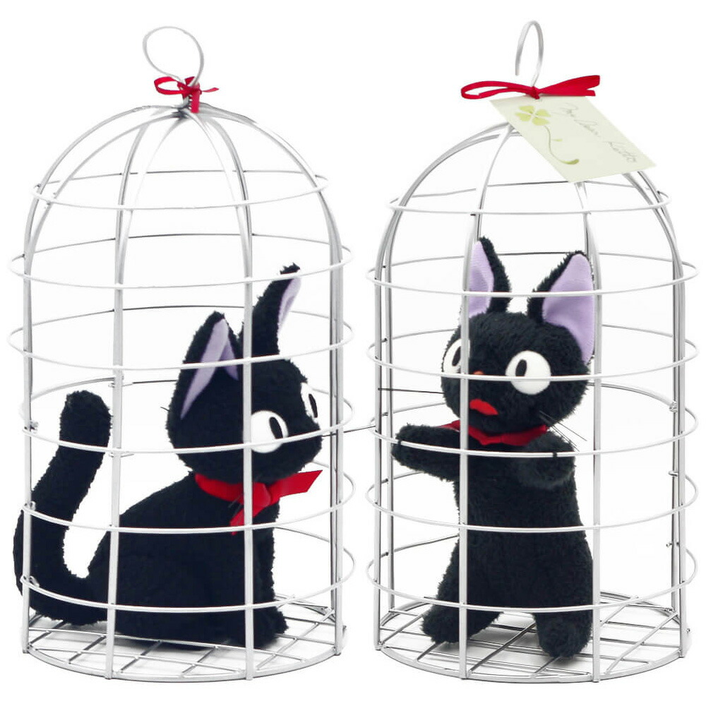 楽天市場】ぬいぐるみ ｢ジジ カゴ入り 座/立ち M (魔女の宅急便