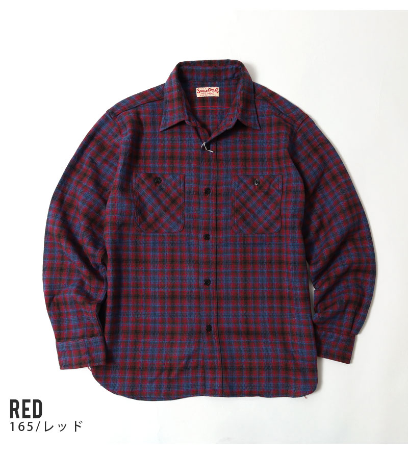 SUGAR CANE(シュガーケーン) ツイルチェックワークシャツ / SC29563