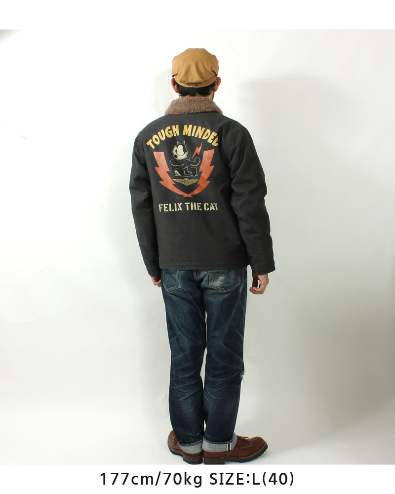 TOYS McCOY(トイズマッコイ) N-1デッキジャケット FELIX THE CAT TOUGH