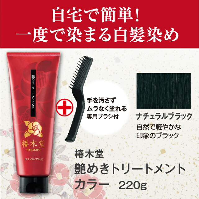楽天市場】【2個セット 送料無料】 椿木堂 艶めきトリートメントカラー