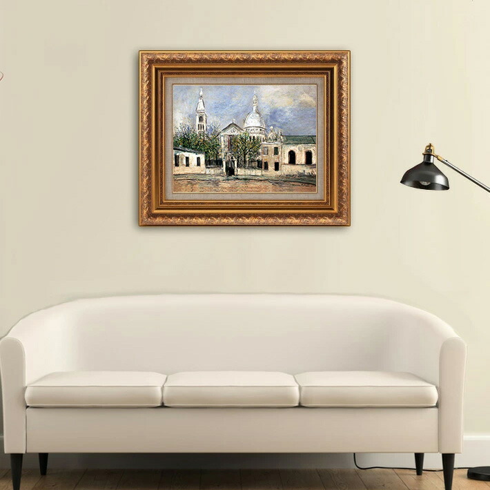 楽天市場】サン・ピエール教会 【10号】 モーリス・ユトリロ 【 額縁が