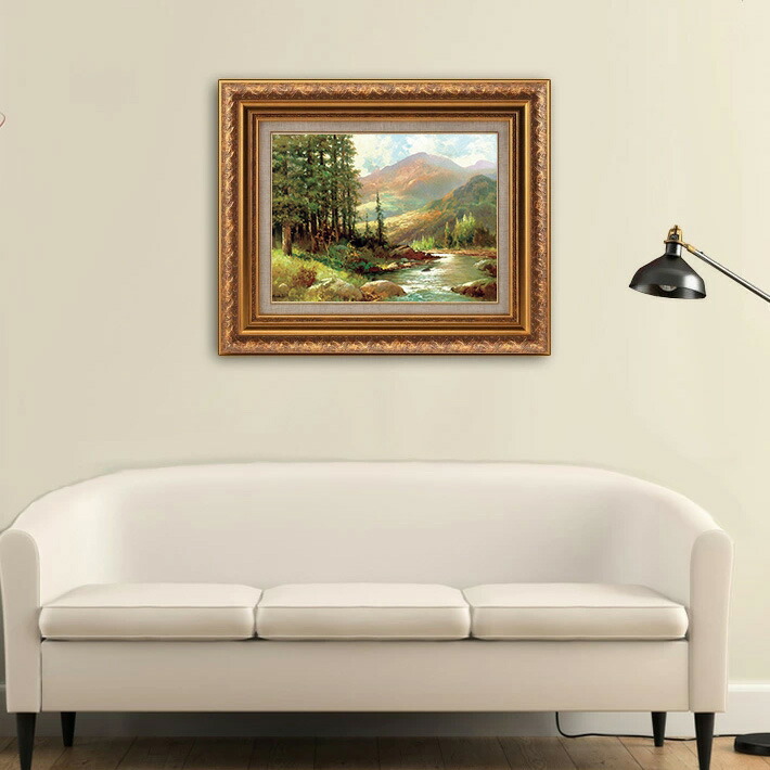 楽天市場】山と川の風景 【6号】 ロバート・ウッド 【 額縁が選べる 額