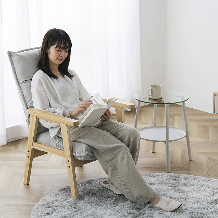 楽天市場】【ふるさと納税】ソファ 1人掛け ハイバック LHB-1S グレー