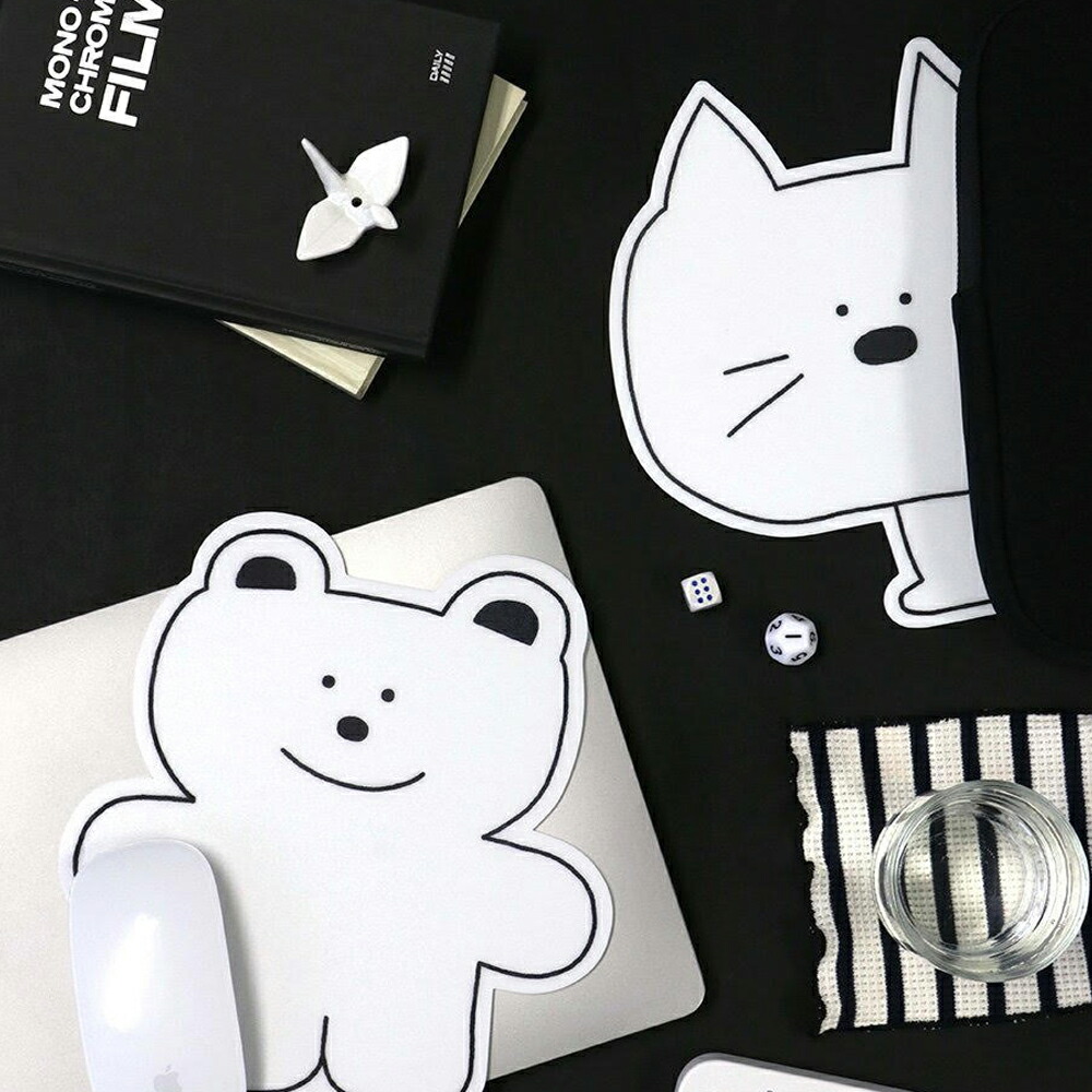 楽天市場】韓国直輸入 マウスパッド ICONIC DOODLE アイコニック