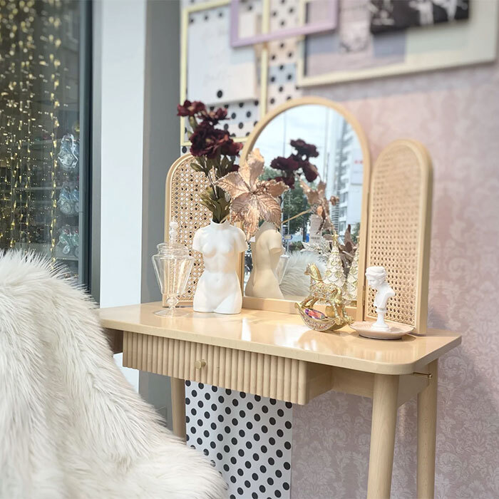 美品⭐︎フランフラン　ドレッサー　グレージュ　アンティーク調　ヨーロッパ風 169405599.jpg?cmsp_timestamp=