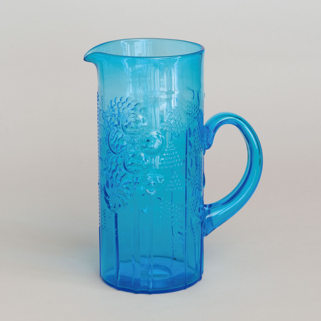 ヴィンテージ】29 フローラ／Flora ピッチャー H25.5cm ライトブルー