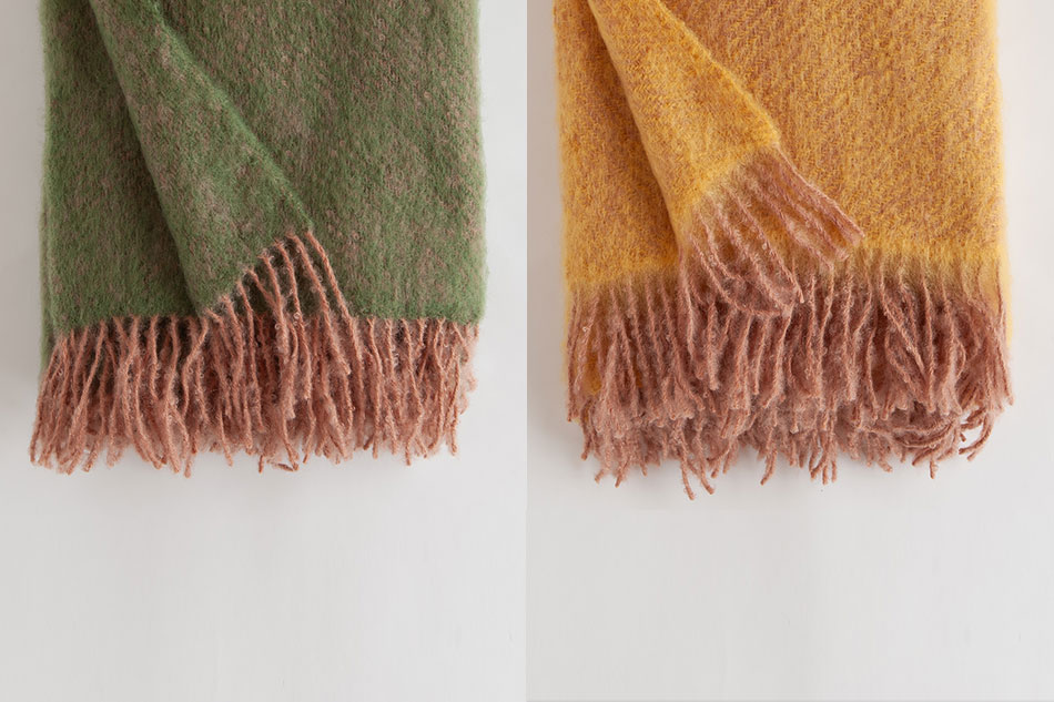 廃番在庫限り】レボントゥリ／REVONTULI モヘアブランケット（ラプアン