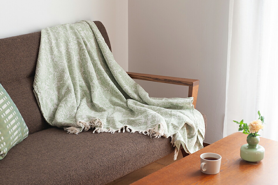 Sunflower コットンスロー（クリッパン／KLIPPAN） フリーデザイン