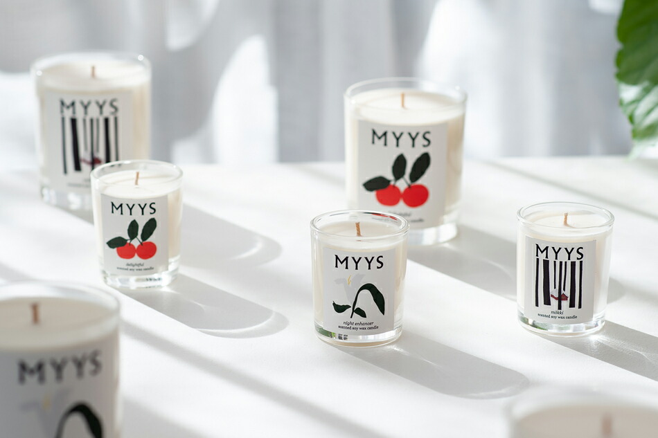 ソイワックスキャンドル（ミース／MYYS） フリーデザイン ｜ 北欧