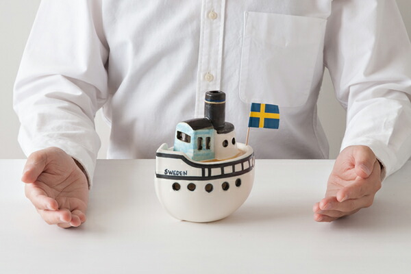 グスタフスベリ ボート（リサ・ラーソン／Lisa Larson） フリー