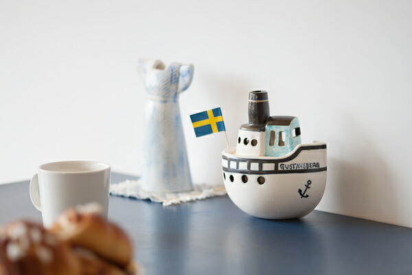 グスタフスベリ ボート（リサ・ラーソン／Lisa Larson） フリー