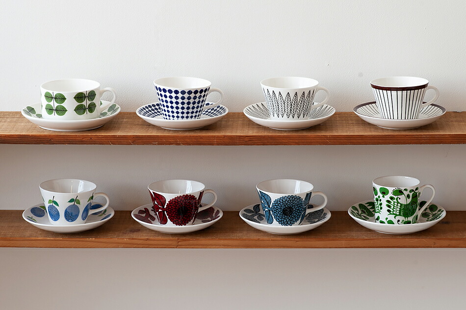 コーヒーカップ＆ソーサー（グスタフスベリ／GUSTAVSBERG） フリー