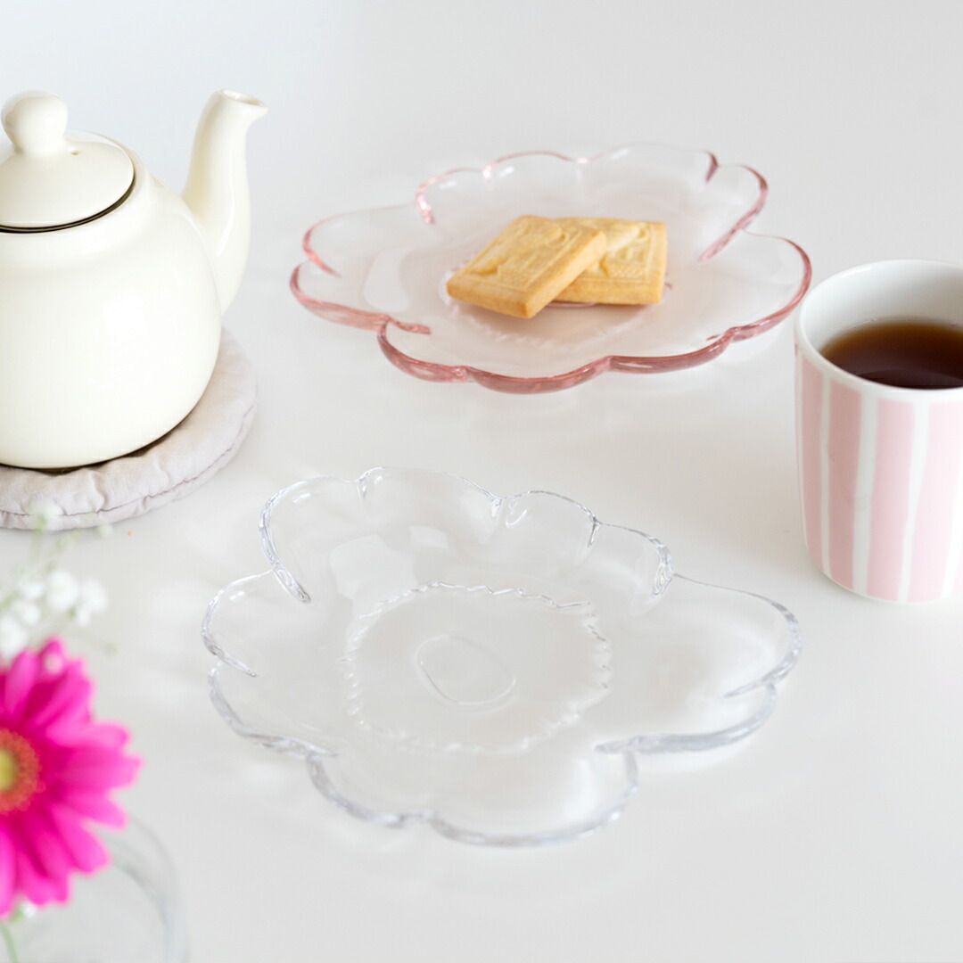 ウニッコ ガラスプレート（マリメッコ／marimekko） フリーデザイン