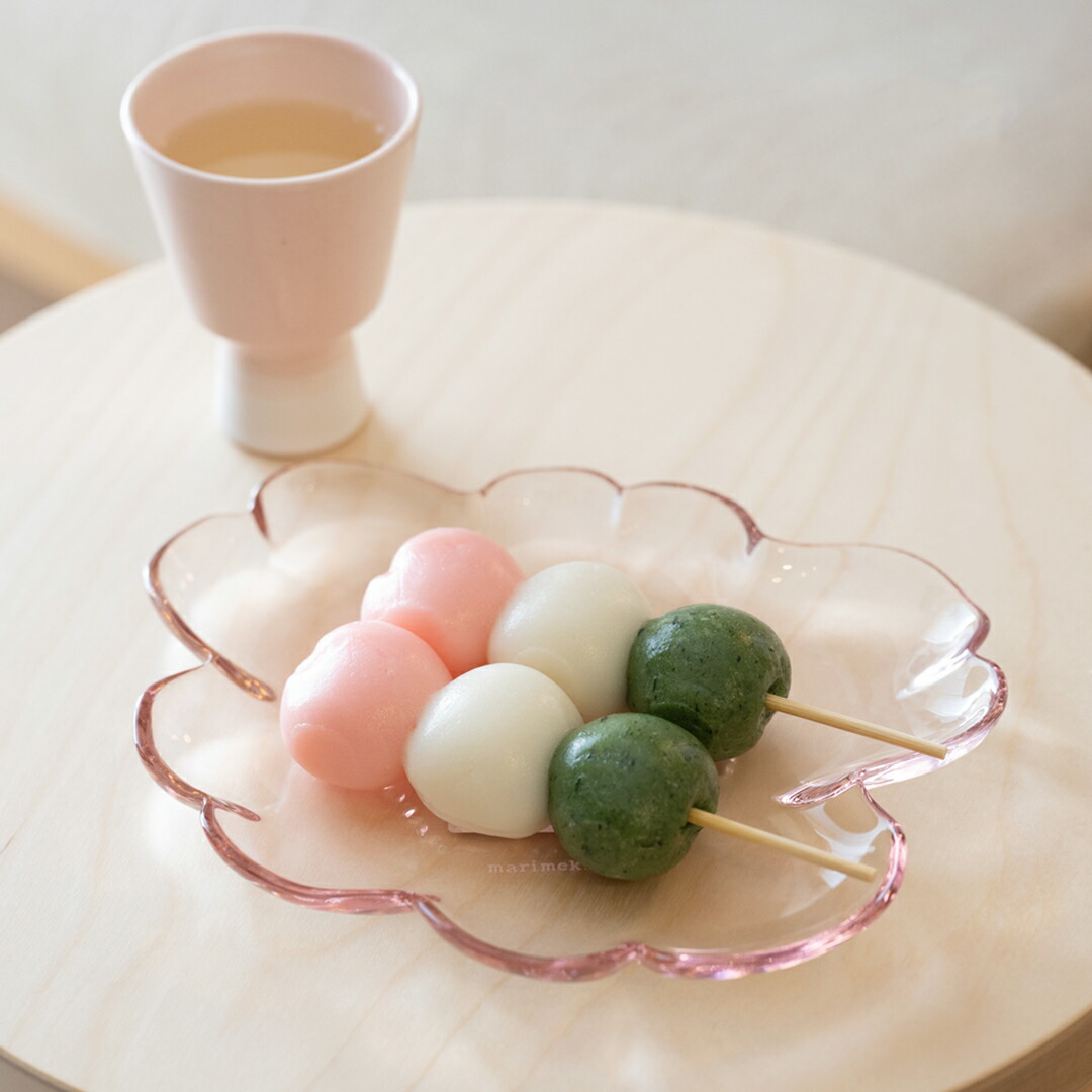 ウニッコ ガラスプレート（マリメッコ／marimekko） フリーデザイン